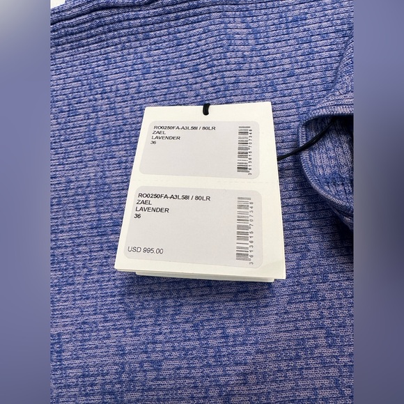 NWT Isabel Marant Zael lavender midi knit dress 36 - Picture 9 of 11